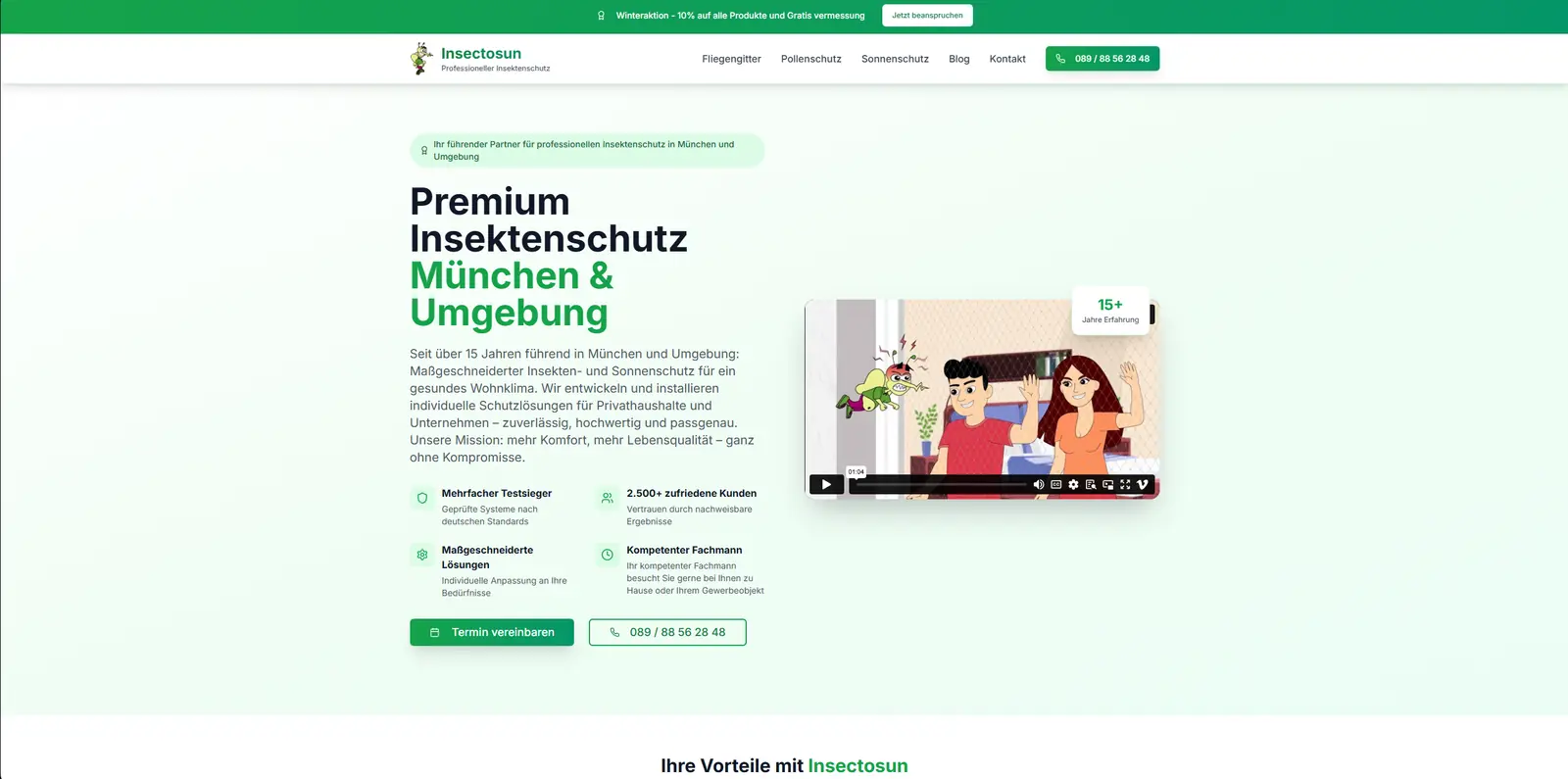 Startseite von InsectoSun